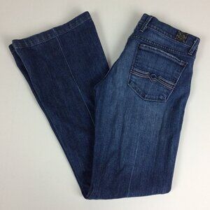 Lucky Brand Sundown Wide Leg Flare Boho Cowgirl Jeans 4 / 27